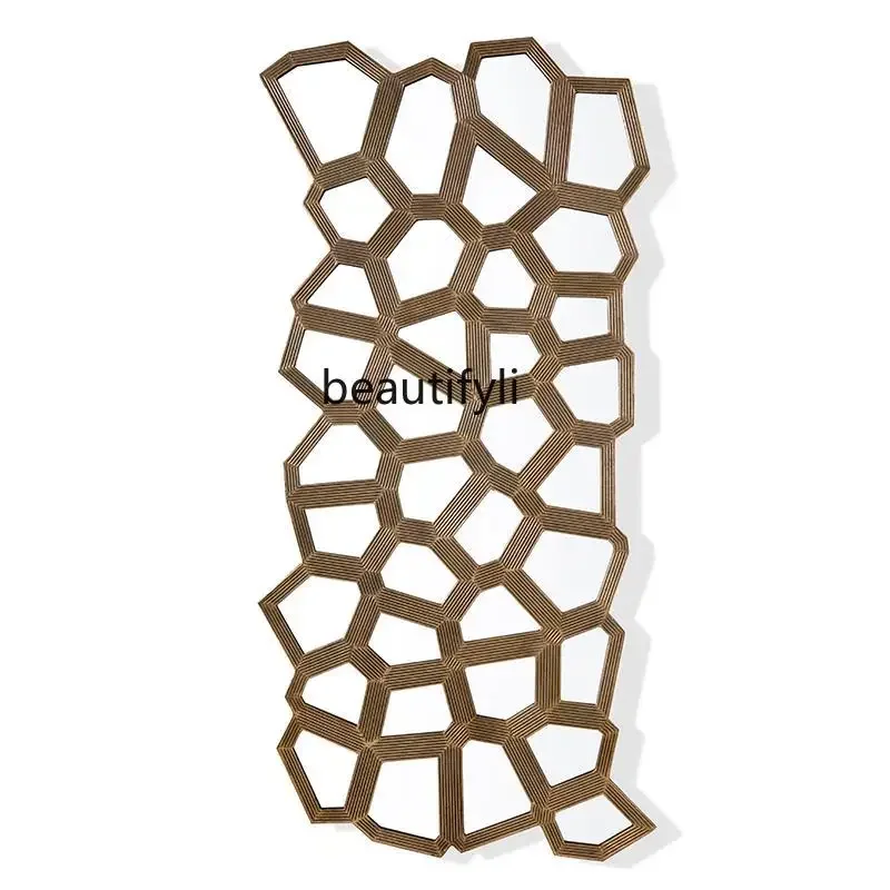 

A17 Simple decorative mirror living room background wall French wall-mounted mirror entrance wall-mounted large mirror irregular