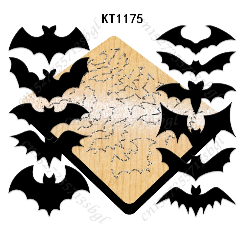 

Новые деревянные Вырубные штампы Bat, подходящие для обычных машин для скрапбукинга на рынке