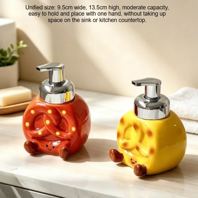 Ceramic foam bubble bottle Toilet hand washing table Hand washing liquid Body wash shampoo Bottled separately