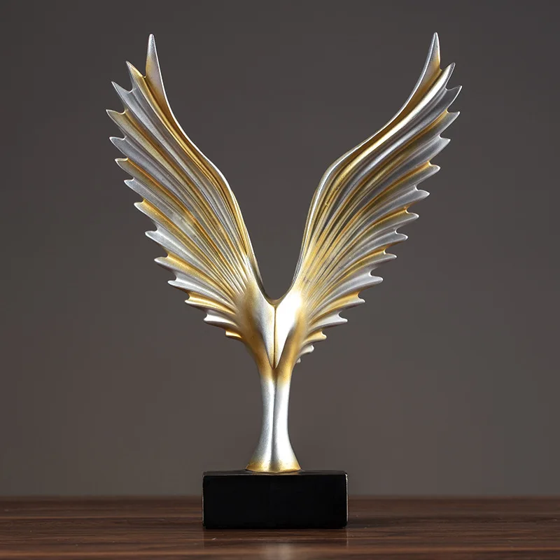 Living room entrance desk, eagle spreading its wings, TV cabinet, home wine cabinet