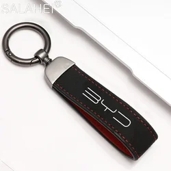 Car Keychain Pendant Key Ring Chain Gift For BYD Atto 3 Act Tang F3 E6 Yuan Song Plus EV F0 Qin Han Dolphin S6 Styling Accessory