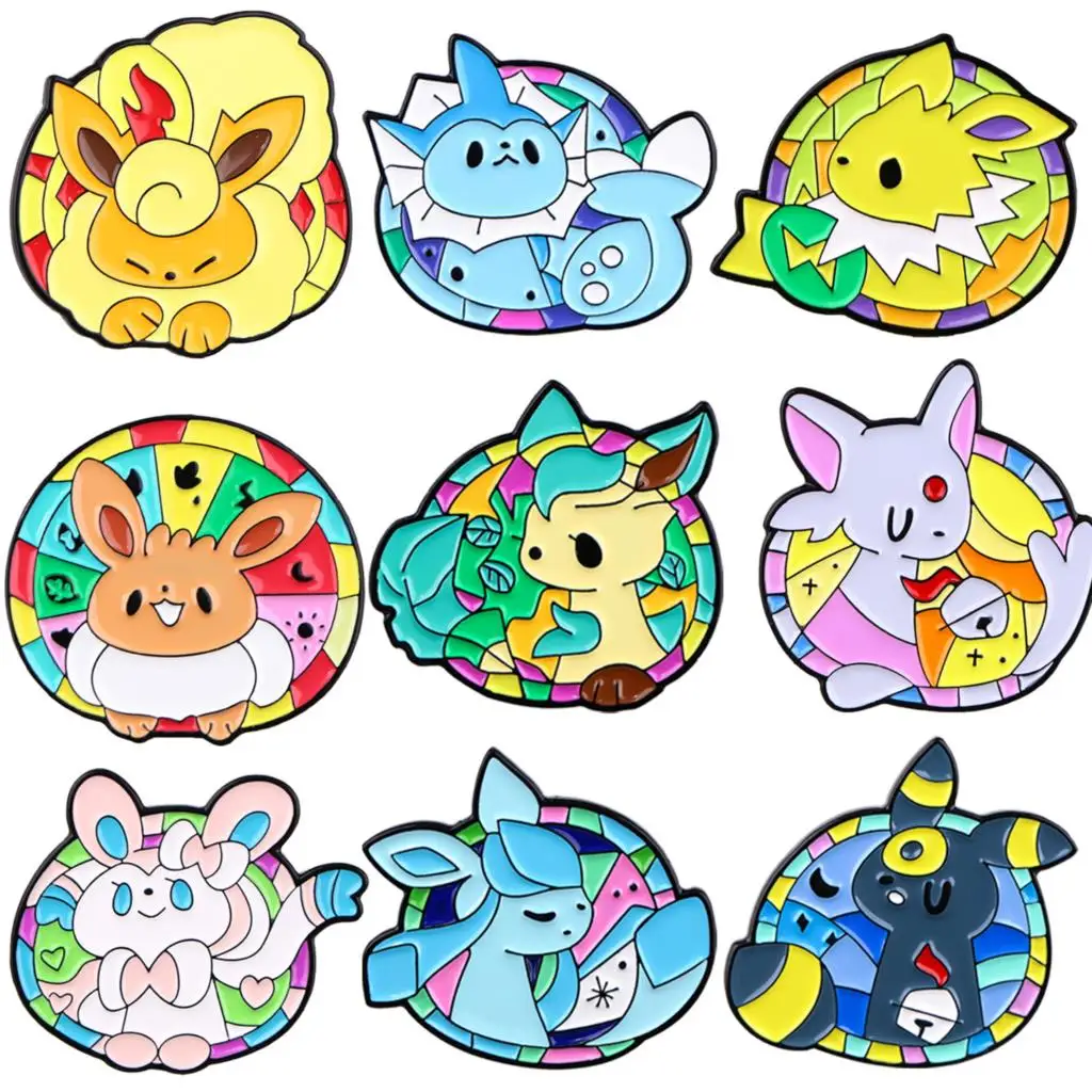 Kawaii Pet Enamelled Pins Cute Anime Brooch Clothing Backpack Lapel Badges Fashion Jewelry Accessories For Kids Friends Gifts