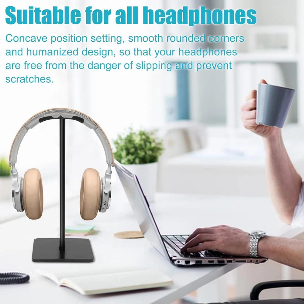 Aluminium Alloy Metal Headset Stand Holder Headphone Rack Mount Hanger Flexible Earphone Gamer Hanger Display Rack