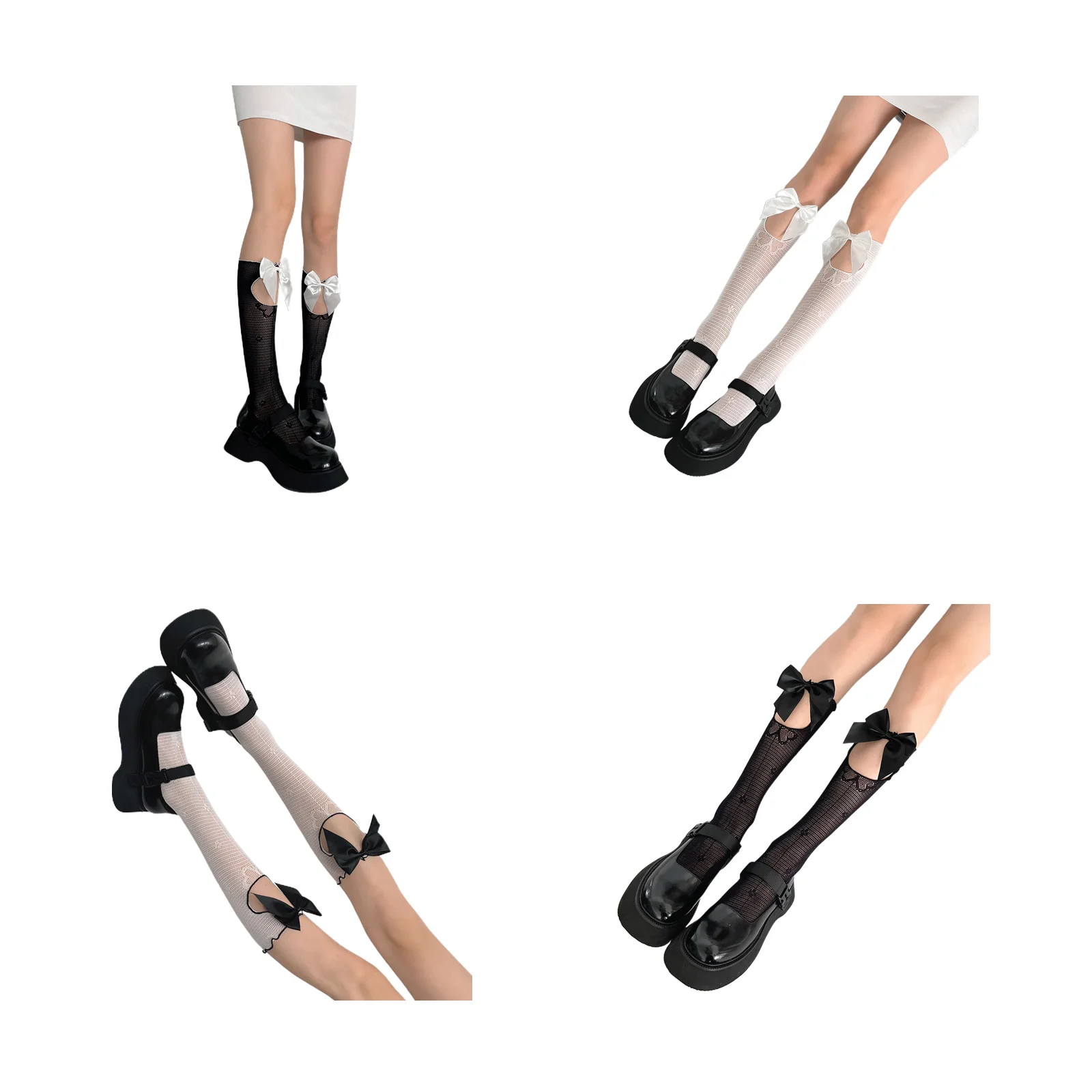 

Винтажные кружевные носки до икр, большие кружевные носки, ажурные носки, эластичные кружевные носки с ворсом для маскарадных вечеринок