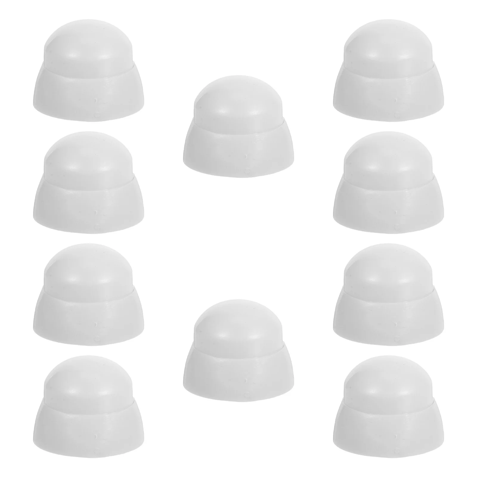 

10 Pcs Nut Protection Covers Caps for Bolt Protective Dome Amusement Toy Accessories