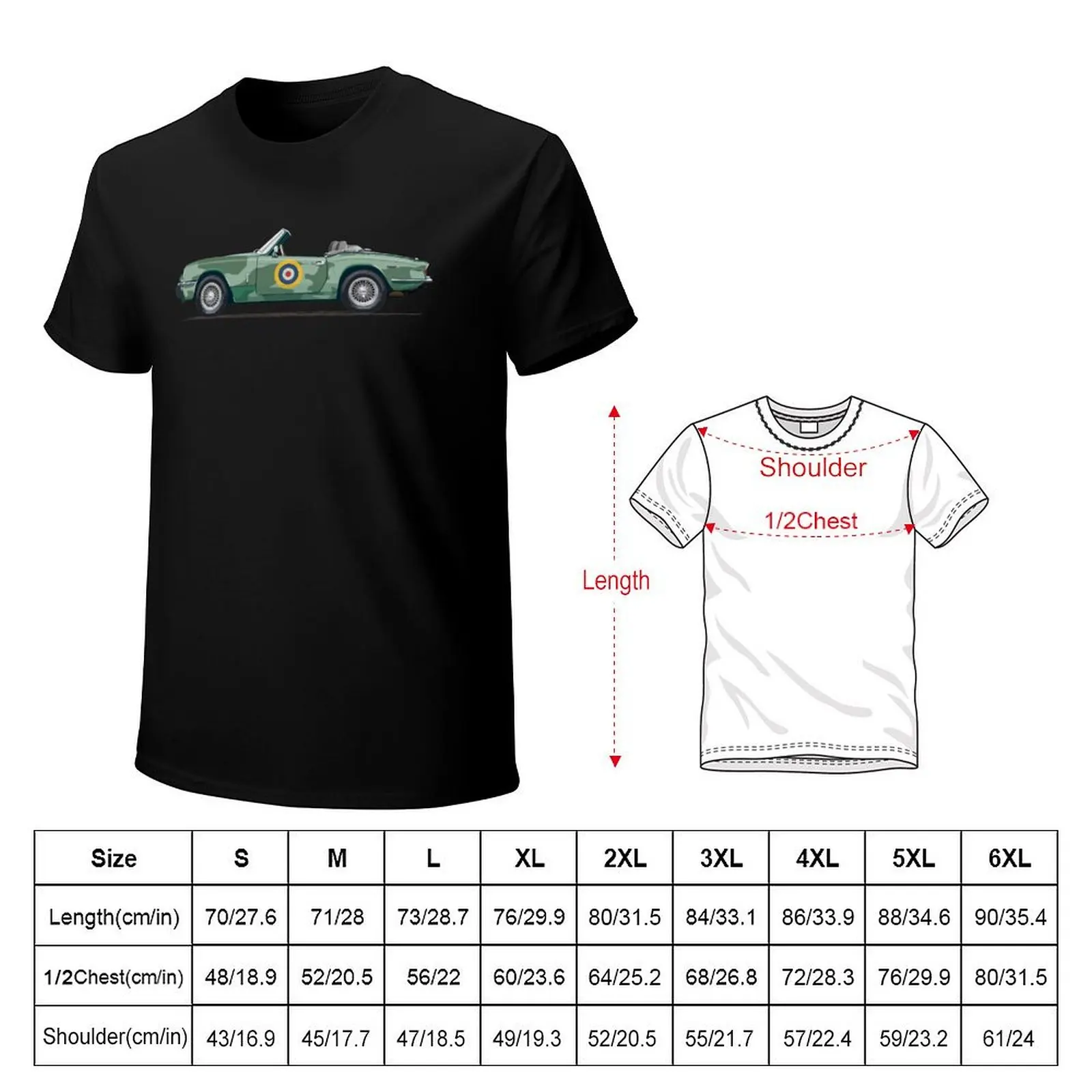 Forces camo Spitfire Mk4 T-Shirt Christmas Theme Tee Top