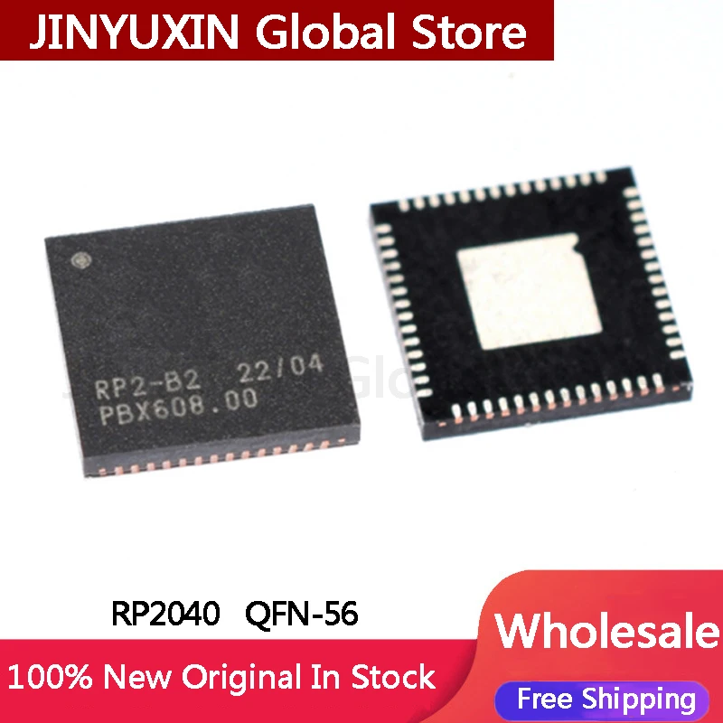 5-10pcs RP2040 QFN-56 RP2-B2 IC Chip In Stock Wholesale