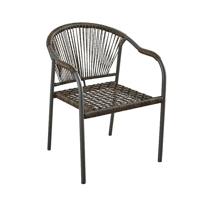 Wholesale Outdoor Garden Rattan Chair Garden Terrace Outdoor Rattan Chair Three-piece Casual Balcony Table and Chair Combination