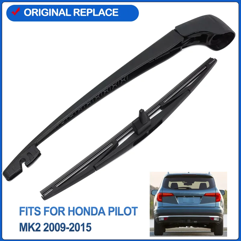 Rear Wiper Arm & Blade Set For Honda Pilot MK2 2009 2010 2011 2012 2013 2014 2015 14