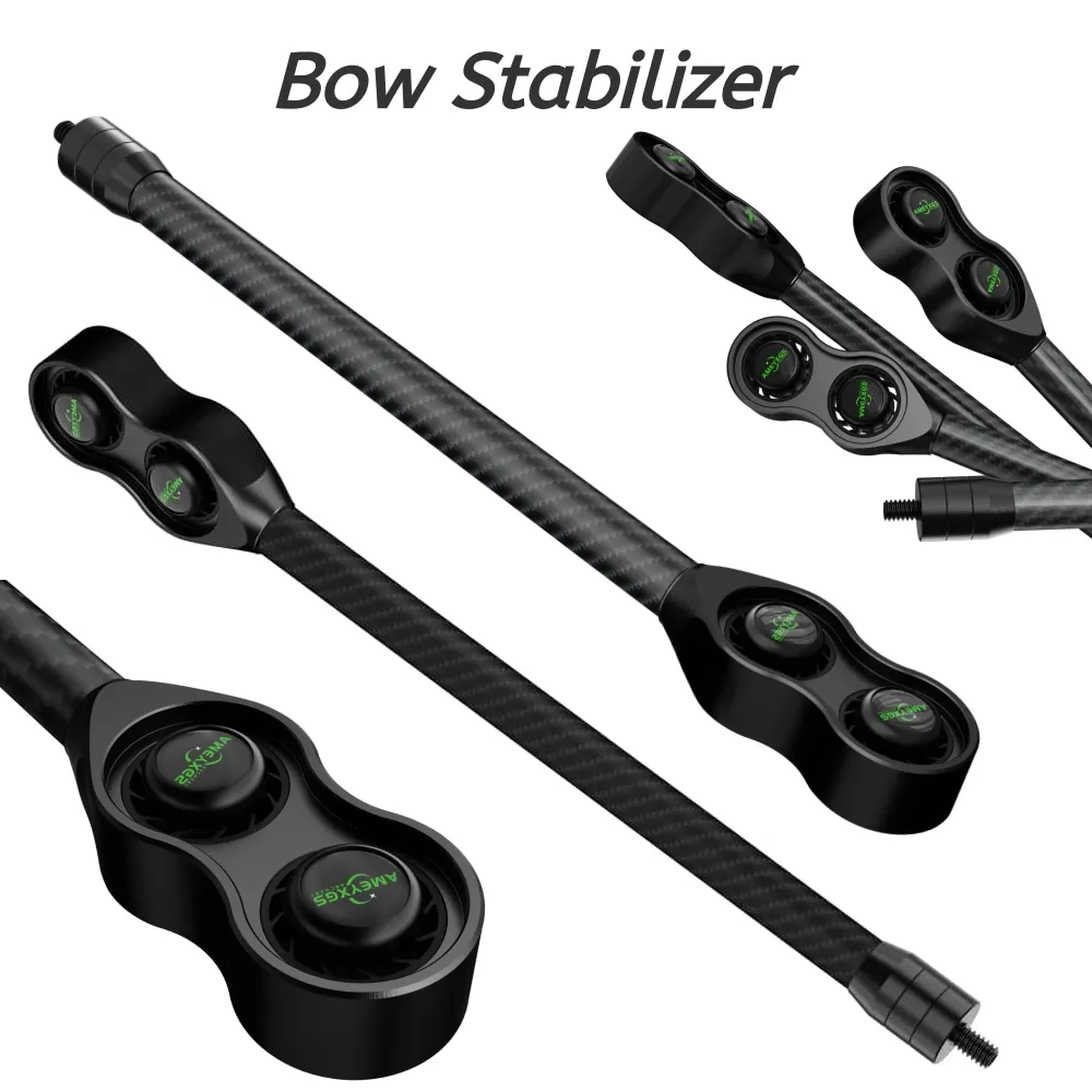 

Archery Balance Bar 8/10/12/15 Inch Compound Bow Stabilizer Carbon Shock Absorption Targeting Hunting Shooting Arrow Bow Damper