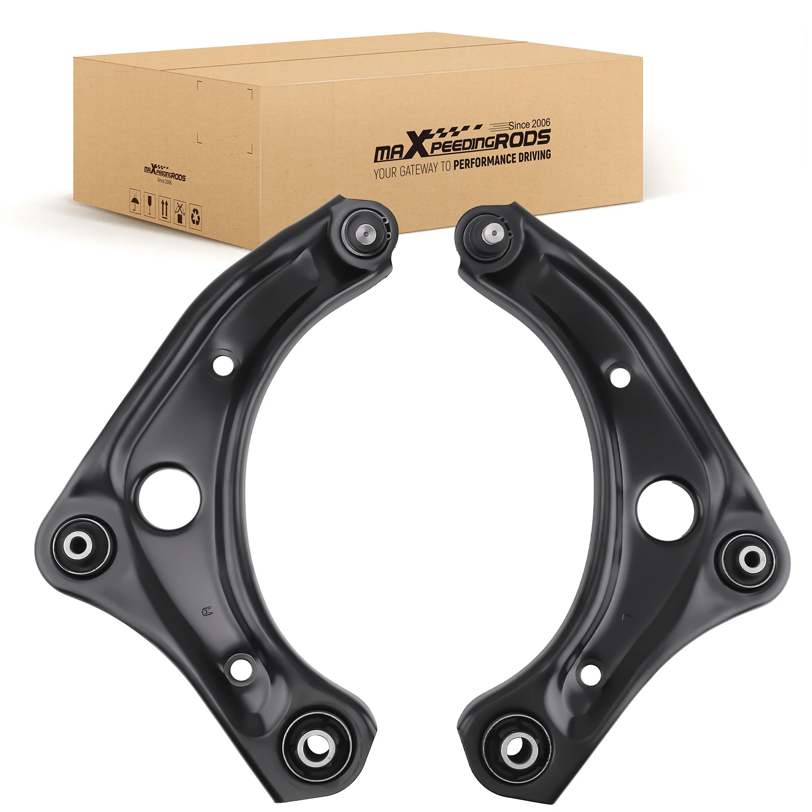 MaXpeedingrods Suspension 2pcs Front Lower Control Arms & Ball Joint Assembly for Nissan Versa Sedan 2012 - 2019