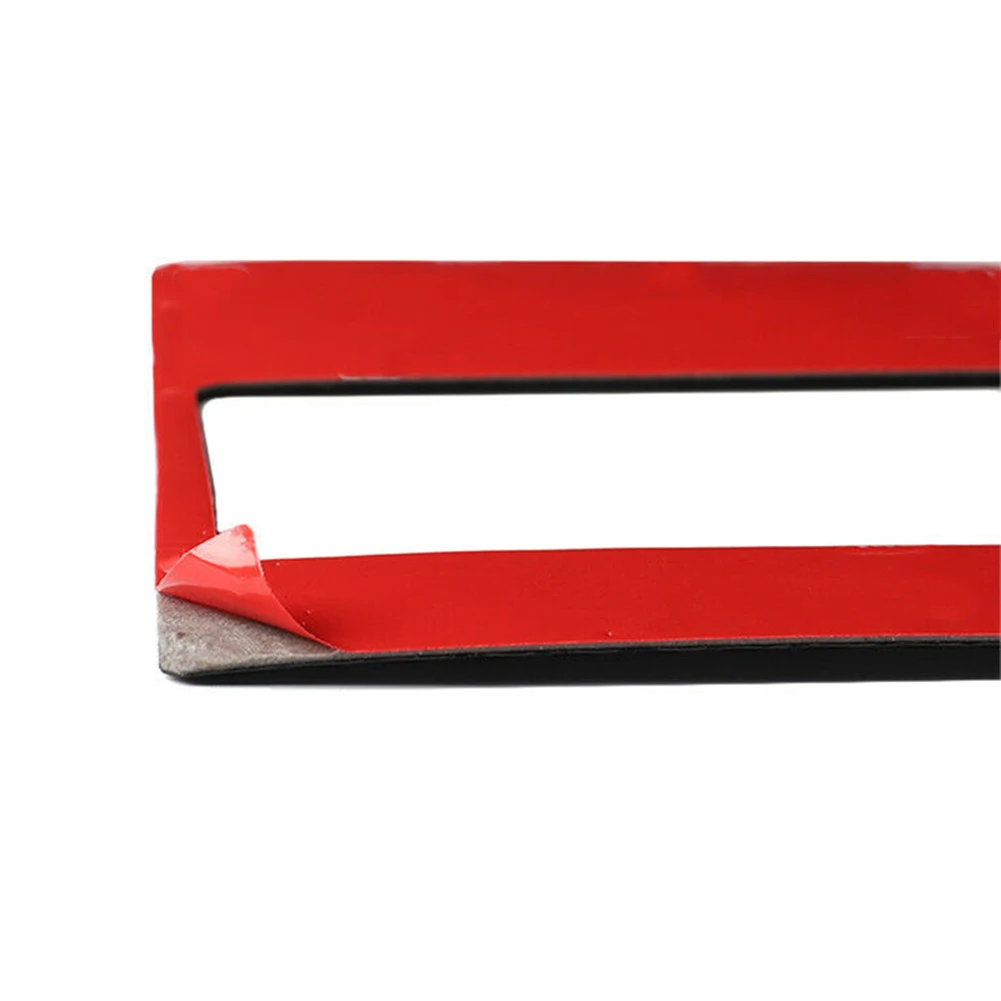 غطاء فتحة تهوية خلفية مضاد للتآكل، غطاء من ألياف الكربون الأسود، الخدوش الموجودة، حماية منبهتان، فاخرة