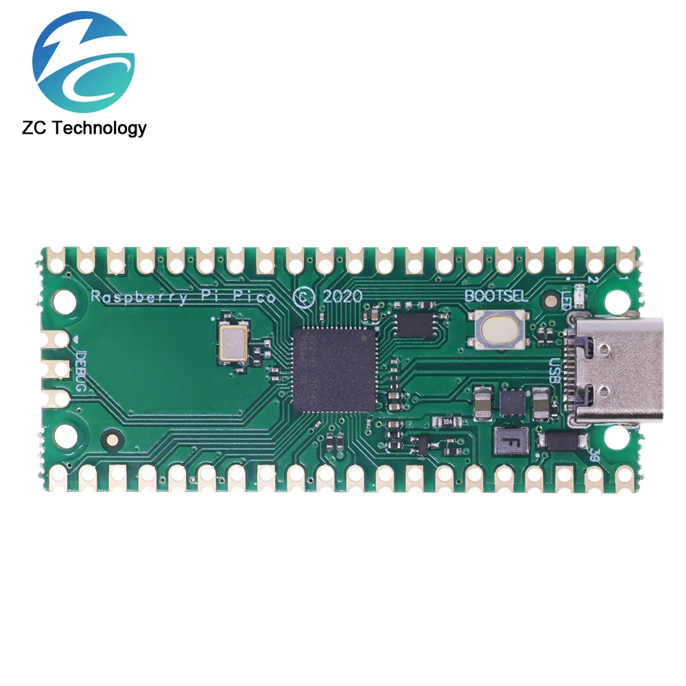 Raspberry Pi Pico Board RP2040 TYPE-C / MICRO Dual-Core 264KB ARM Low-Power High-Performance Cortex-M0+ Processor