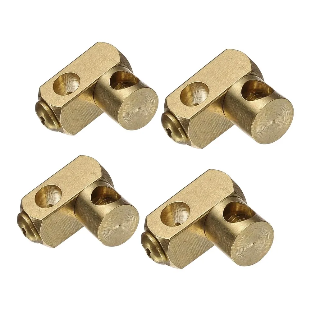 Brass Drain Link Basin Sink Waste Rod 5.2mm Diameter Hole 17x17mm Total Size Rust Proof Material For Daily Sink Use