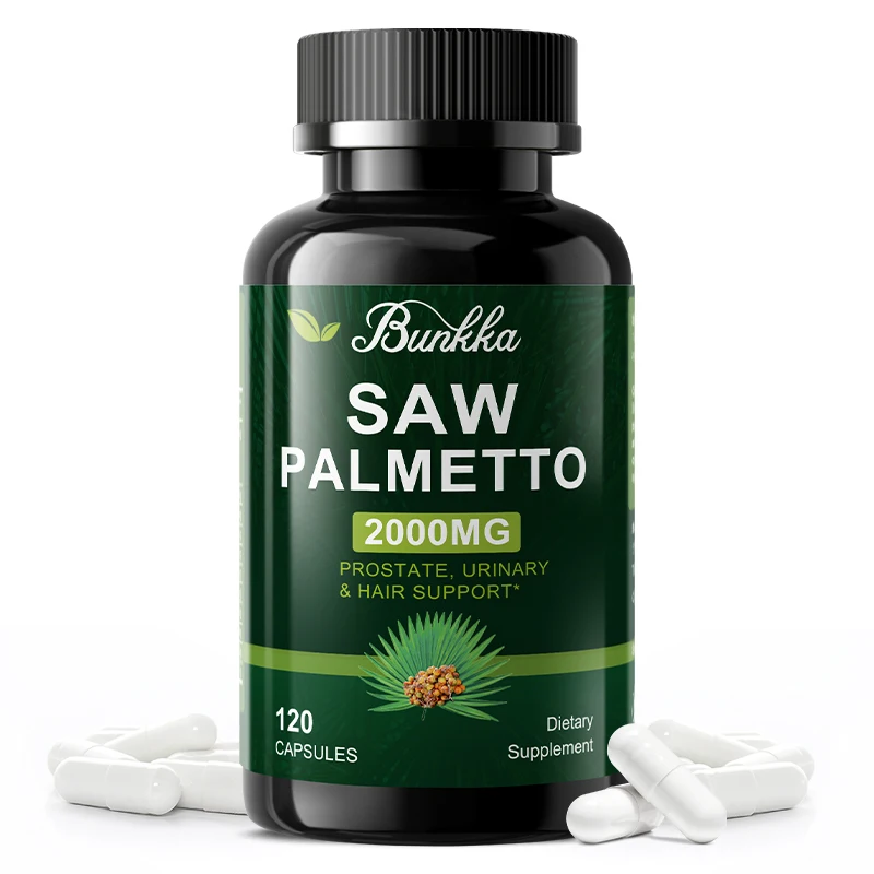 

Bunkka 2000mg Saw Palmetto Male Prostate Supplement with Multivitamin & Lycopene Promotes Urinary Tract Health &Prostate Support