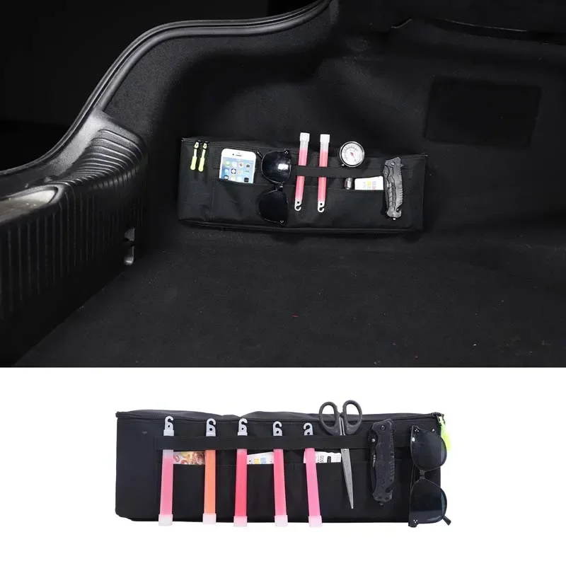 For Jaguar XJ 2010-2019 Oxford cloth black car styling trunk tool storage bag sorting bag car interior modification accessories