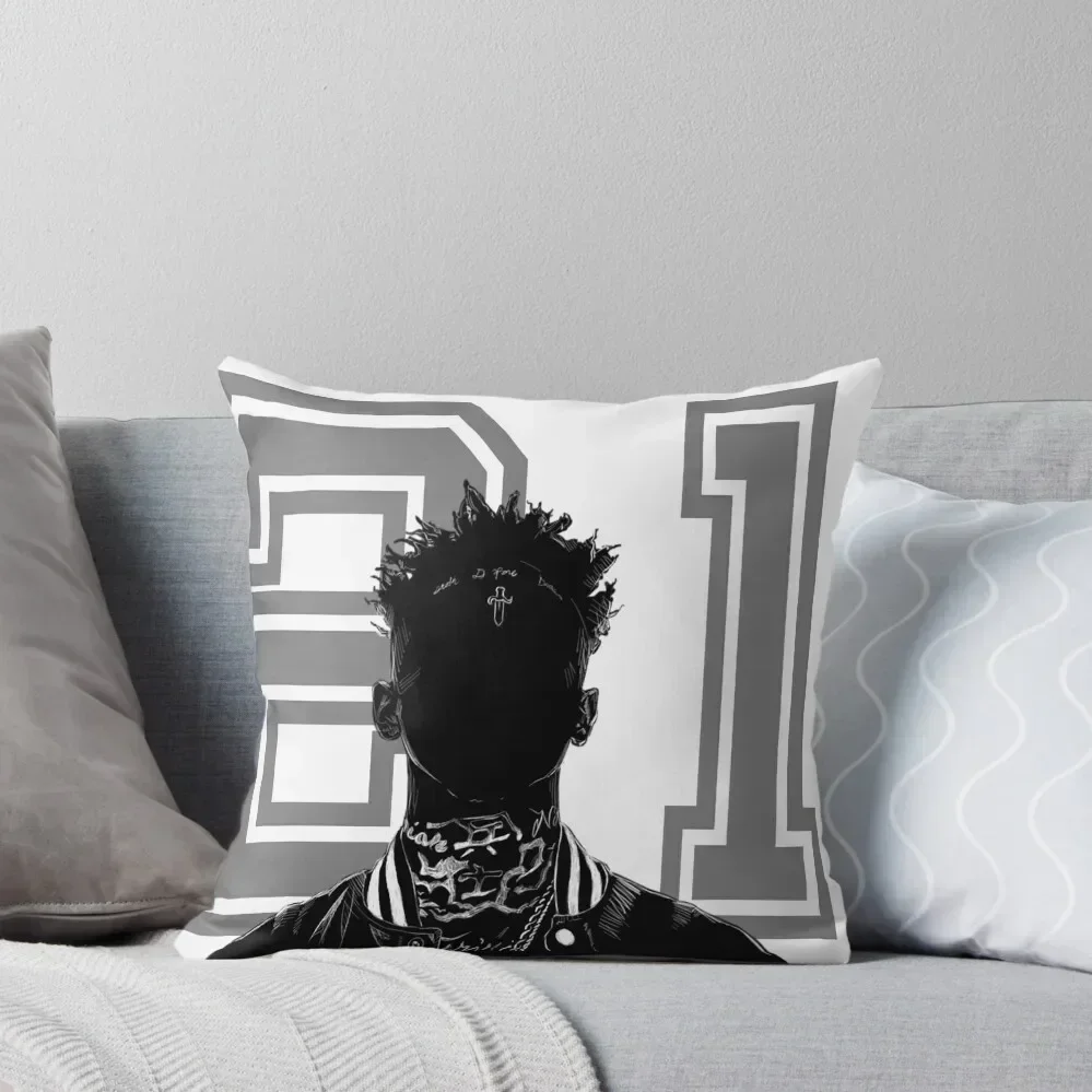 

21 Savage Throw Pillow Pillowcases For Pillows Custom Cushion covers for pillows pillow