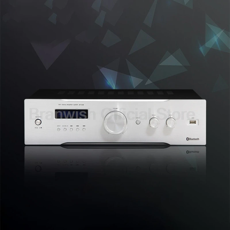

150Wx2 HiFi Amplifier 5.0 Bluetooth Amp Aluminum Alloy Panel Sound System Pure Direct Amp XLR Balanced Input For Home Theater DJ