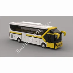 590PCS MOC Speed Champions City Coach Bus Model Building Blocks Technology Bricks DIY Creative Assembly Kids Toys Holiday Gifts