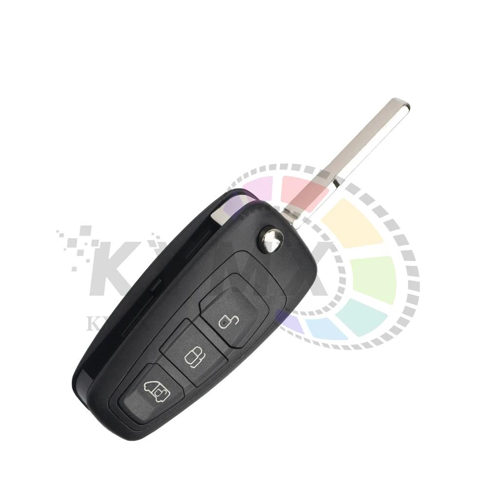 KYMX Flip Remote Control Car Key Fob ID49 Chip/4D63 CHIP 433MHz FCCID GK2T-15K601-AB/AA For Ford Transit Custom Tourneo 2015+