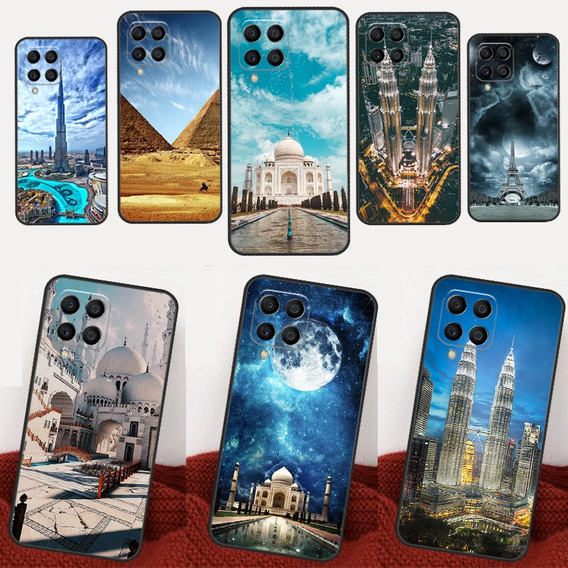 Pyramids Taj Mahal Dubai For Samsung Galaxy M23 M20 M53 M12 M22 M32 M31 M51 M14 M34 M54 M30s M31s M21 M13 M33 Case