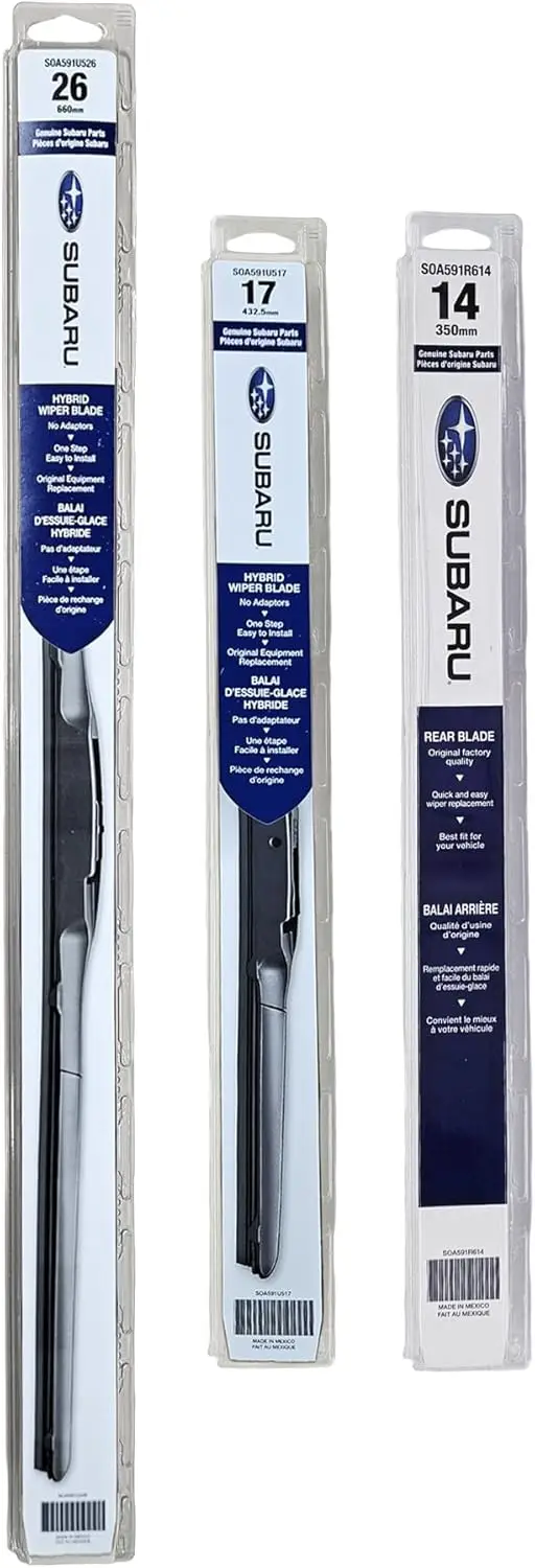 

2015-2019 Subaru Outback Front & Rear Windshield Set Genuine All 3