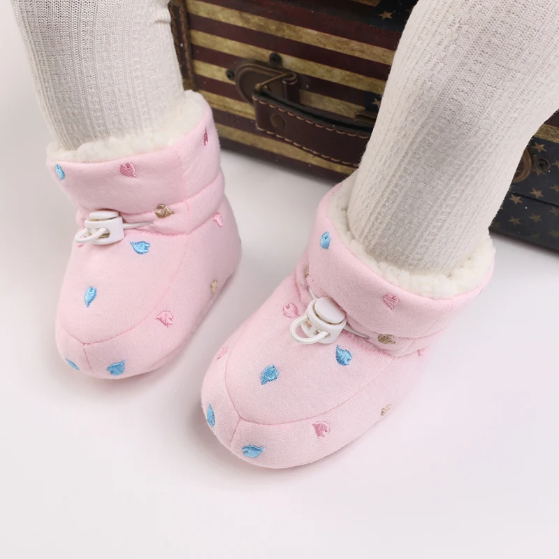 Winter Neugeborenen Baby Baumwolle Booties Nicht-Slip Sohle Kleinkind Jungen Mädchen Erste Wanderer Infant Warme Schnee Stiefel 0-18Months ﻿ – Detail 6