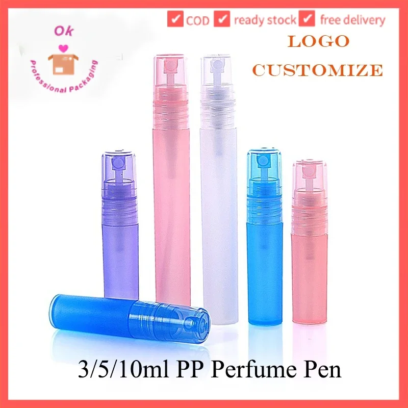 

10/20/50/100pcs Empty Pp Spray Bottle 3ml 5ml 10ml Perfume Pen Atomiser Plastic Travel Refill Bottle Perfume Container ZM70601