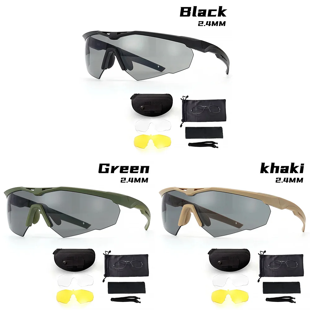 

Военные тактические очки для страйкбола и CS, ветрозащитные, для стрельбы, с 3 HD-линзами, для мотокросса, мотоциклов, альпинизма, защитные очки