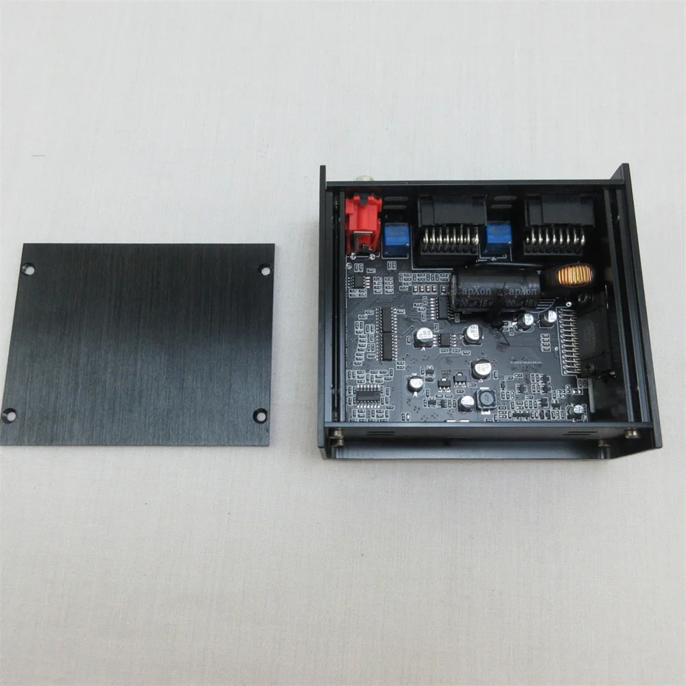 Automobile Audio Power Amplifier QP-H4.2AMP Audio Quality Adjustment Power Amplifier DSP for Universal Android Machine.