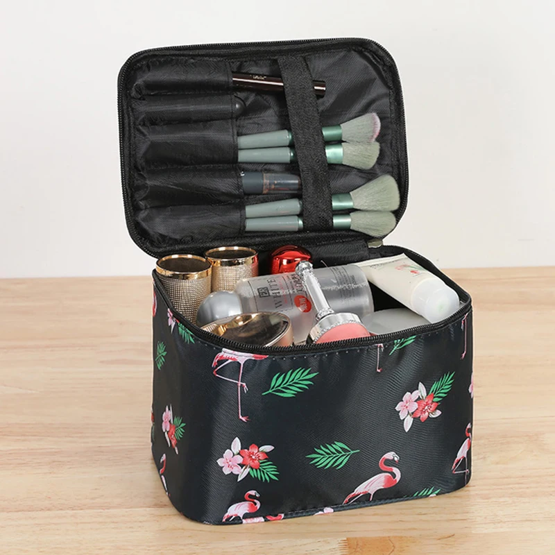 Dames Make-Up Tas Met Grote Capaciteit Toilettas, Organizer Beauty Pouch Meisjes Reizen Waterdichte Make-Up Case Handtas