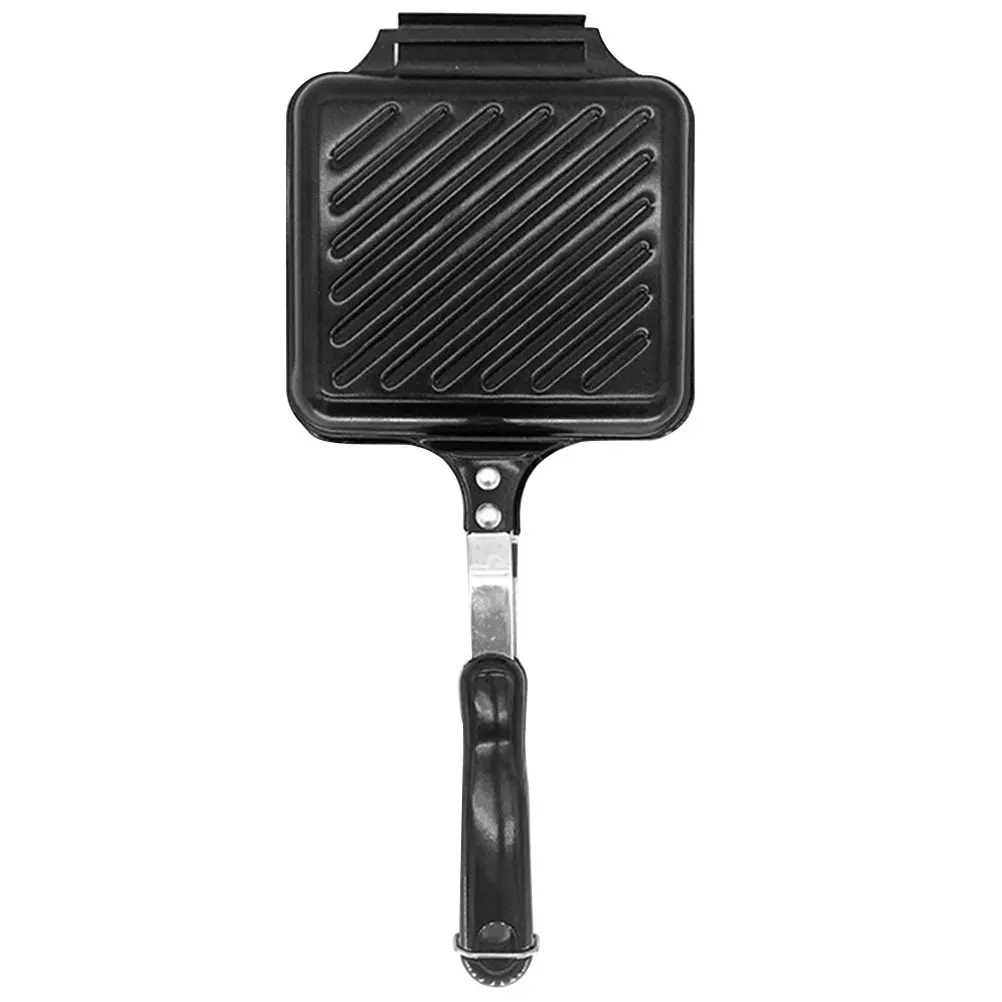 Non-Stick Breakfast Machine Household Sandwich Baking Pan Smooth Surface Easy Clean Kitchen Bread Frying Pan for Sandwich Waffle