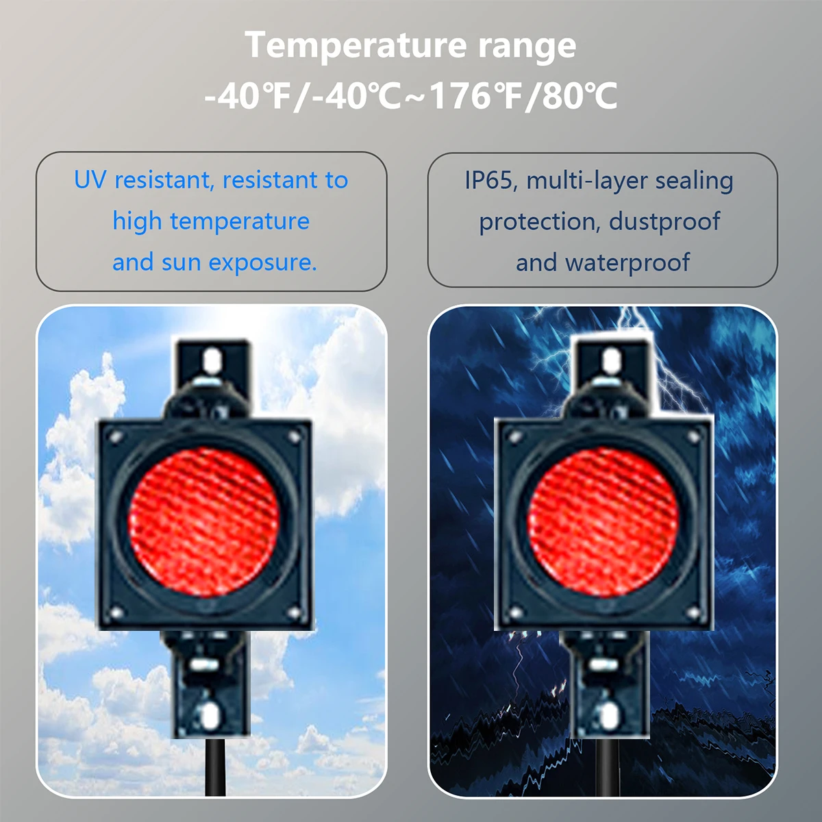 100mm High-Quality Red Light, Traffic Signal Light, Warning Light, Stop Light, for Various Places, Promotion Model Traffic Light
