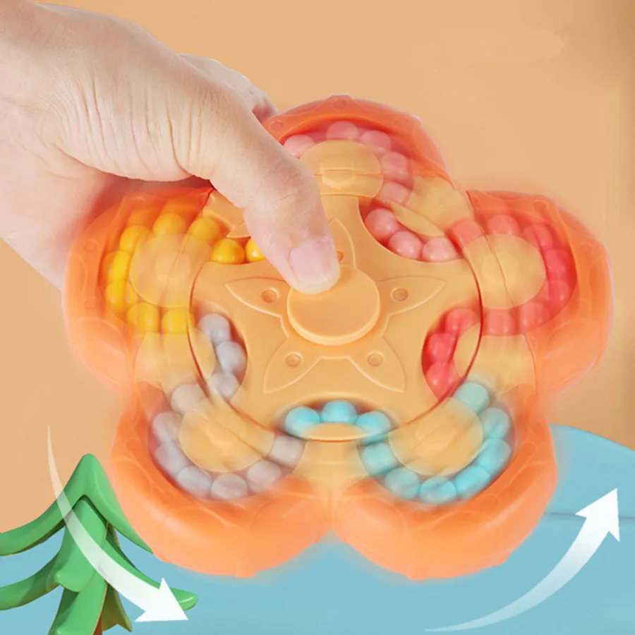 لعبة مكعبات سحرية دوارة ، منتج ممتع ، كوبو ماجيكو لإزالة الضغط ، تطوير الذكاء ، هدية العيد ، عشرة جوانب