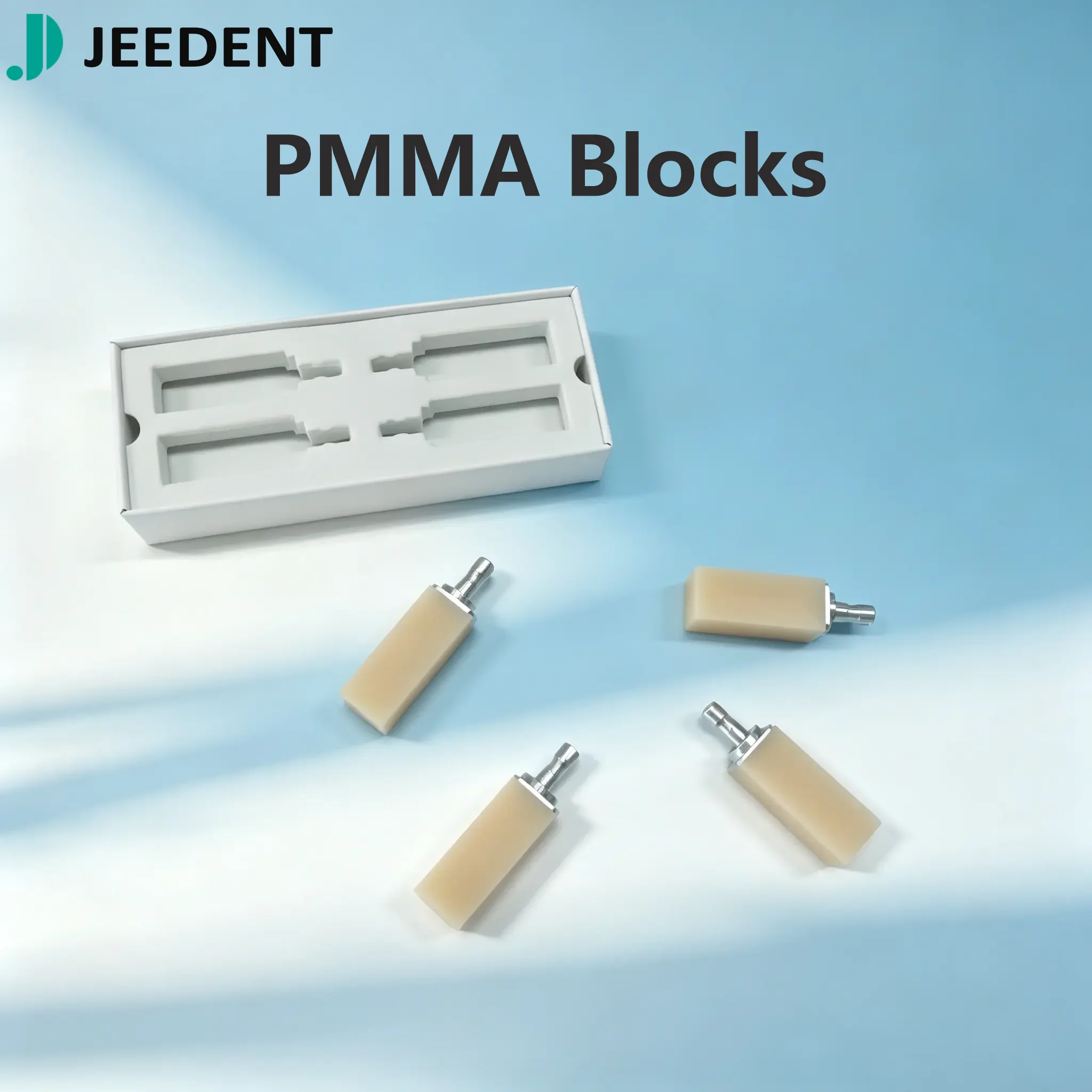 Dental Lab PMMA Monolayer Block C14 B40 VITA16 Color Monochrome Resin Block Temporary Crown and Bridges Dentist Materials