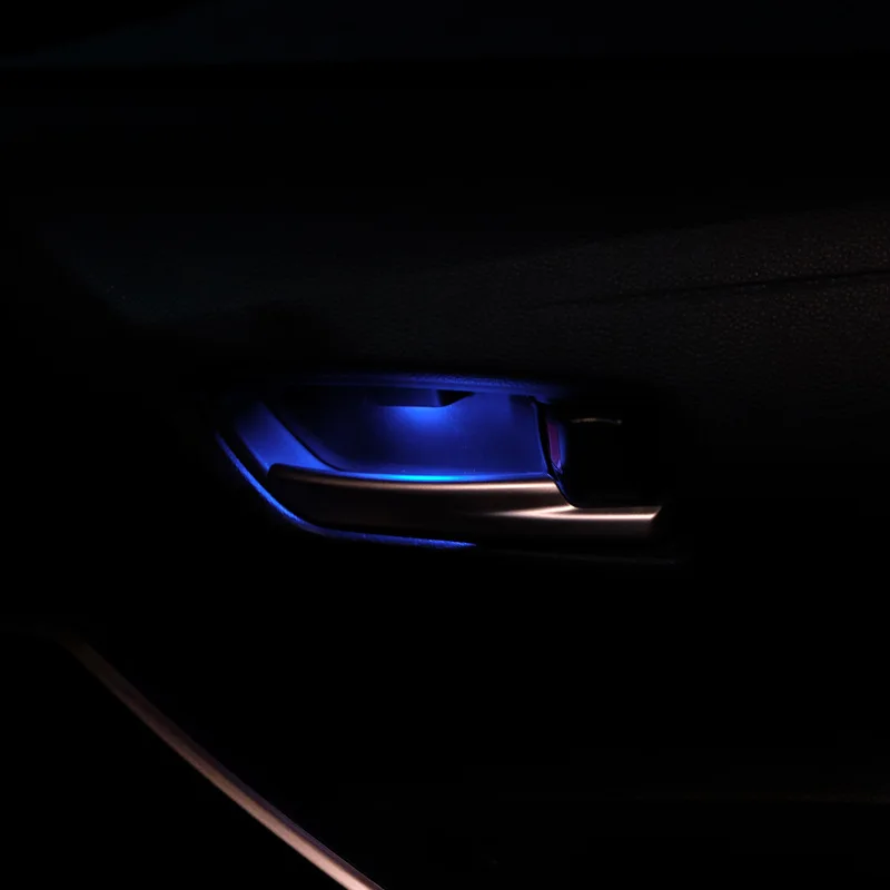 For Toyota Corolla 2019 2020 2021 2022 Car Ambient LED Light Auto Inner Door Bowl Handle Frame Light Soft Blue Interior Decorat