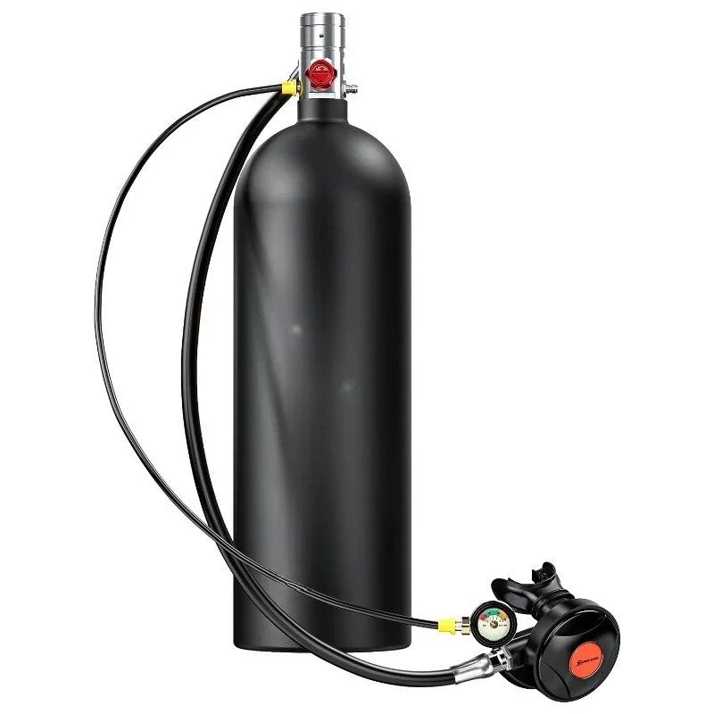 4L submersible breathing apparatus gas cylinder portable scuba recreational salvage deep snorkeling full set of equipment