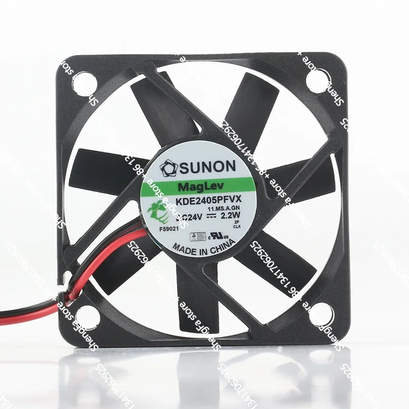 Jianzhun SUNON 5CM KDE2405PFVX 5010 50X50X10MM 5V 12V 48V DC24V 2.2W 5-centimeter 2-wire variable frequency fan