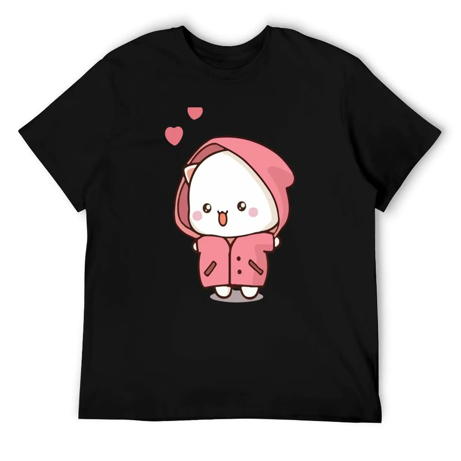 

Mochi Mochi Peach Cat Long T-Shirt man t shirt summer man t shirts cotton man t shirts for men T-Shirt