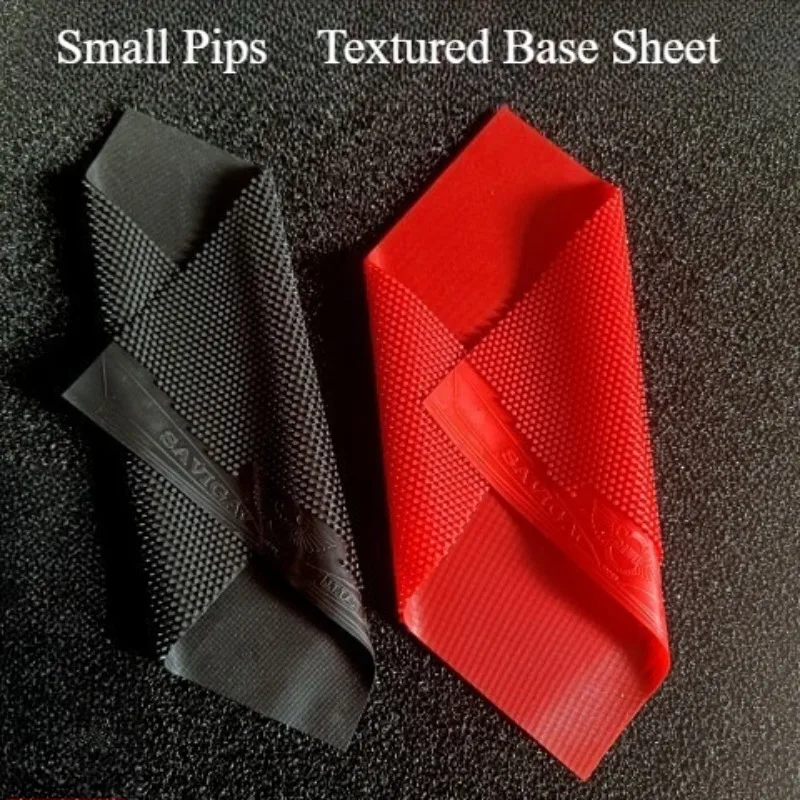 DAWEI SAVIGA Small Particles Table Tennis Rubber Cured/Mushroom Head Cured OX Long Pips Textured Base Ping Pong Rubber Anti-spin view 2