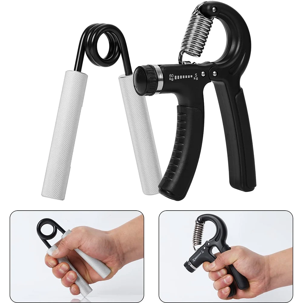 Hand Grip Strengthener Forearm Grip Finger Massager Carpal Expander Adjustable Hand Power Squeeze Resistance Muscle Training