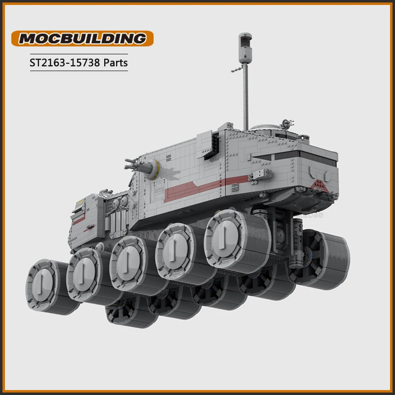 Ucs juggernaut a5 filme moc blocos de construção tecnologia transporte tijolos diy montagem modelo quebra-cabeça coleção brinquedos presente natal