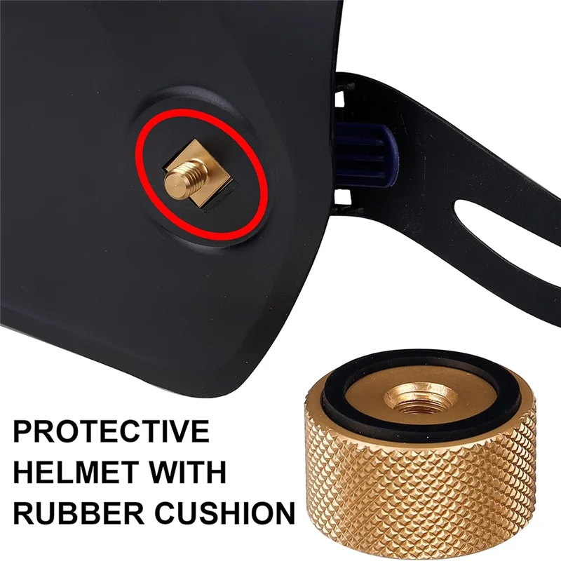 

AT51-2 шт., сварочный капюшон, крепеж для шлема, запасные части для головных уборов, аксессуары, винты, откидной капюшон, алюминий с силиконовой шайбой