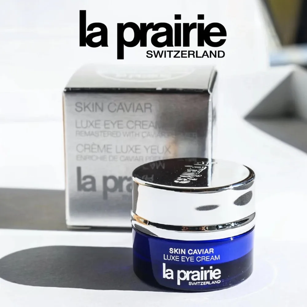 La Prairie Skin Caviar Luxe Eye Cream with Caviar Premier 3ML (Travel Size), Original Skincare for Women/Men, Beauty Health Care