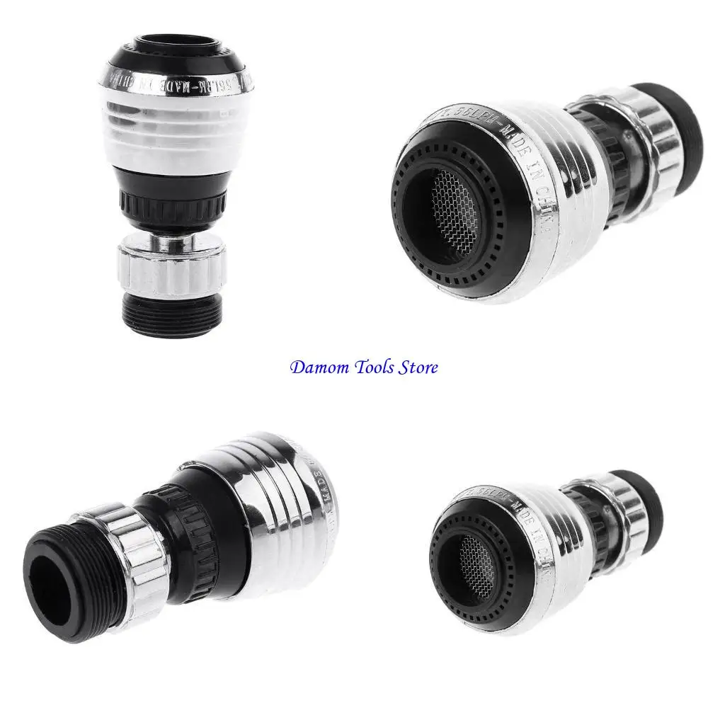57BE 360 Rotate Faucet Nozzle Filter Adapter Water Saving Tap Aerator Diffuser