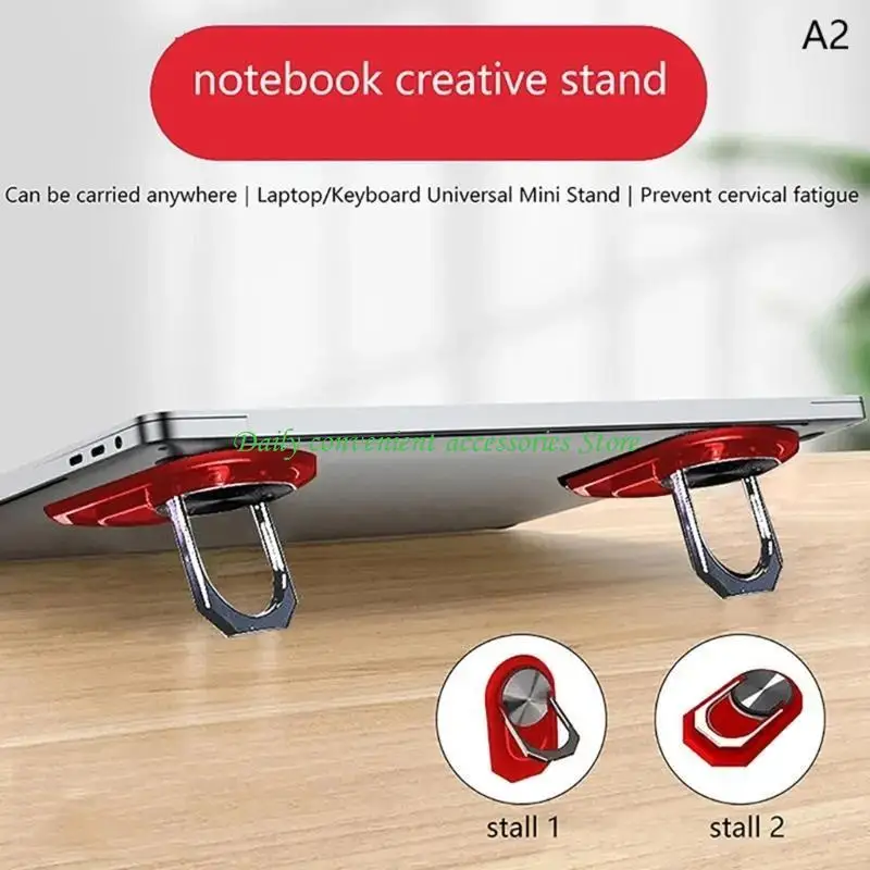 

Портативная подставка для ноутбука из цинкового сплава 97QB, эргономичный угол для офисного домашнего использования