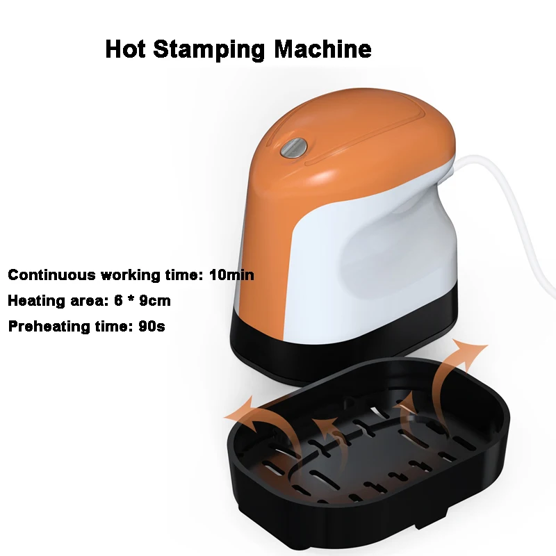 

Small Hot Stamping Machine Handheld Electric Heat Press Machines Short Sleeve DIY Labeling Soldering Hot Pressing