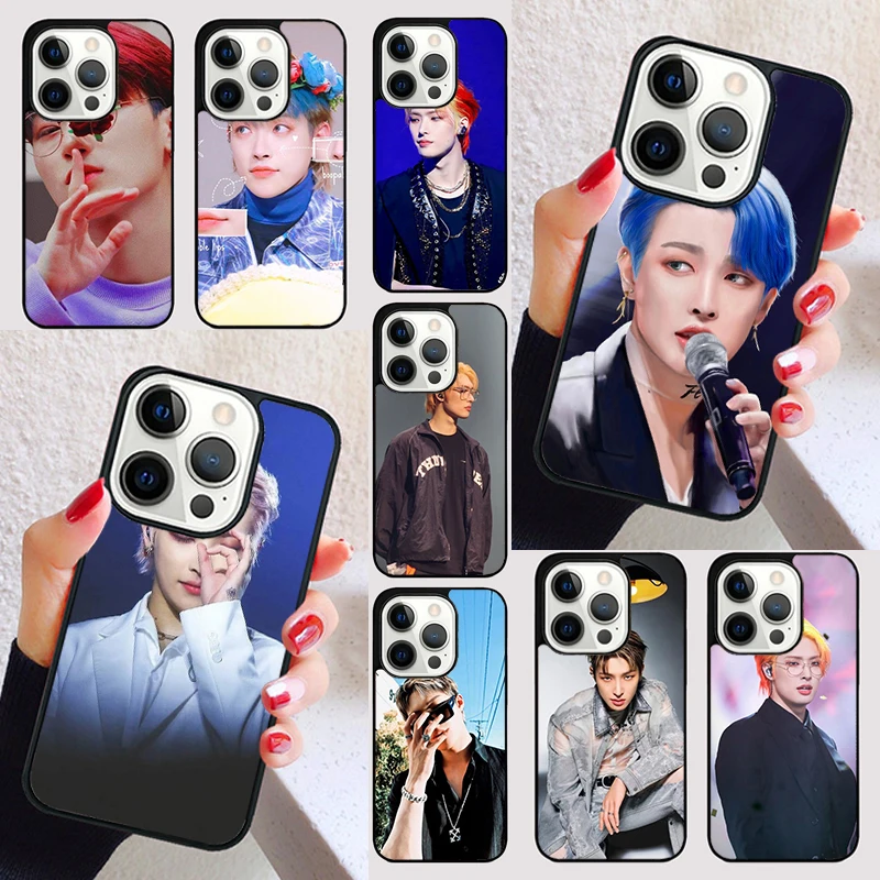 ATEEZ HongJoong Mingi San cover For iPhone 15 16 13 12 11 14 Pro Max Mini Max SE 2020 7 8 15 16 Plus Phone Case