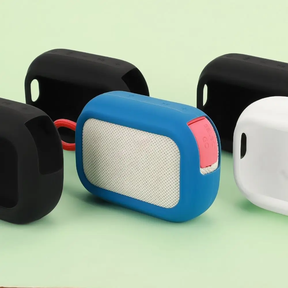 Silicone Protective Case Anti-scratch Dustproof Carrying Case Anti-fall Washable Speaker Storage Bag for SoundCore Select 4 Go