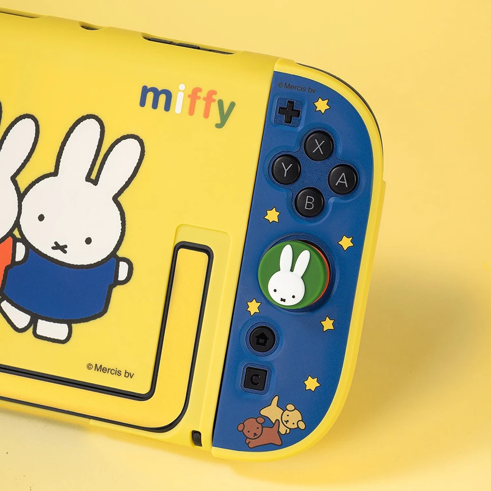 Kawaii Miffy NS2 Protective Case Cute Cartoon Design Shockproof Anti-Scratch Vibrant Colorful Shell Gaming Accessory Girl Gift